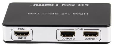 HDMI Splitter 1 i 2 ut 4K   30Hz Sort