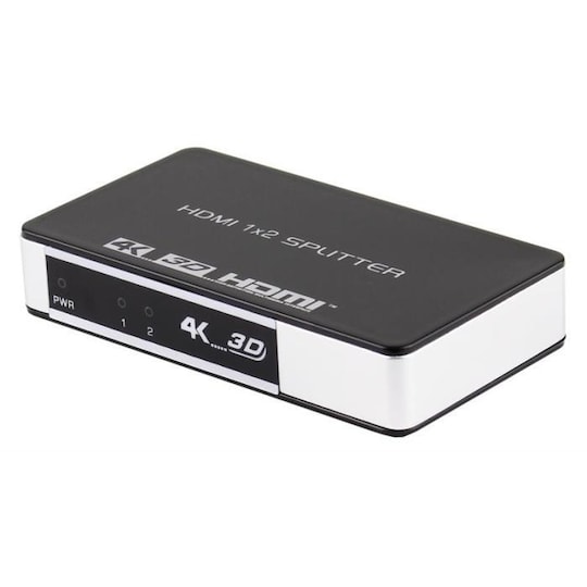 HDMI Splitter 1 i 2 ut 4K   30Hz Sort