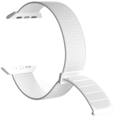 Puro Apple Watch 42-49mm nylonreim (hvit)