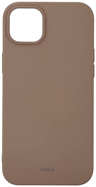 Onsala iPhone 14 Plus Silicone deksel (brun)