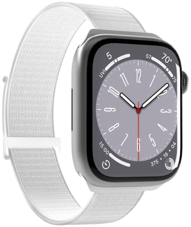Puro Apple Watch 42-49mm nylonreim (hvit)