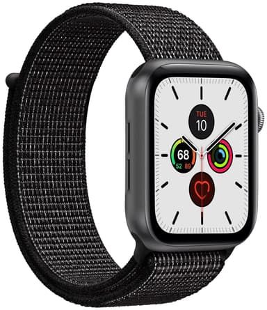 Puro Apple Watch 42-49mm nylonreim (sort)