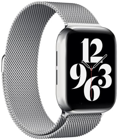 Puro Apple Watch 42-49mm Milanese reim (sølv)