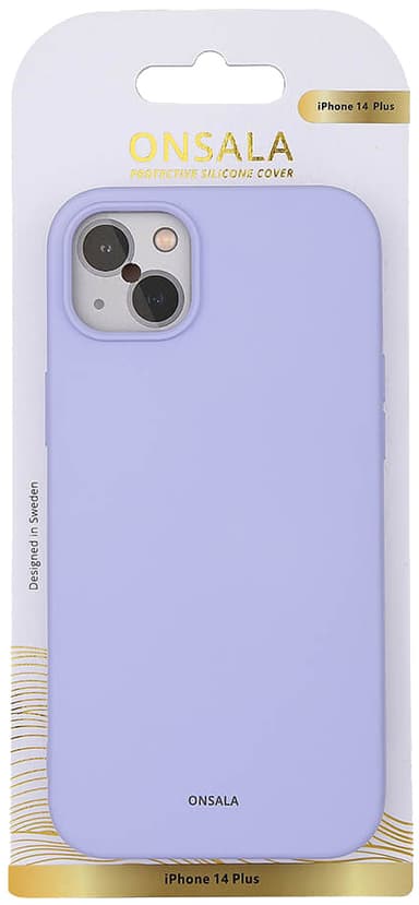 Onsala iPhone 14 Plus Silicone deksel (lilla)