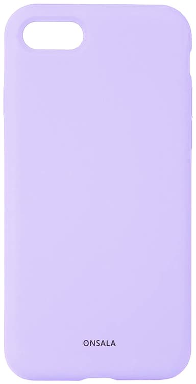 Onsala iPhone 8/7/6/SE Silicone deksel (lilla)