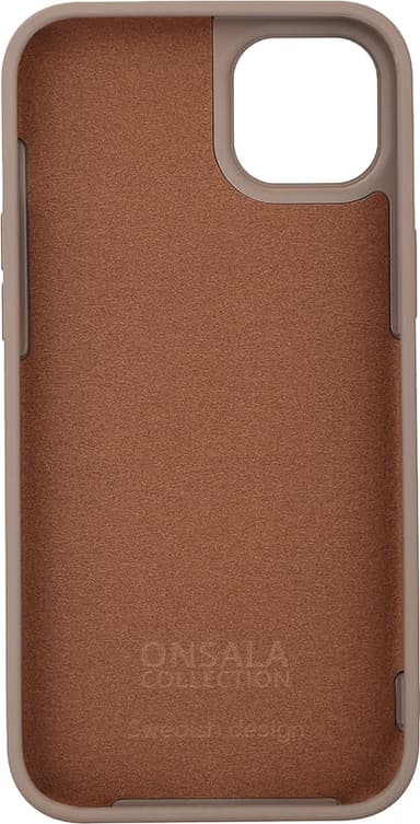 Onsala iPhone 14 Plus Silicone deksel (brun)