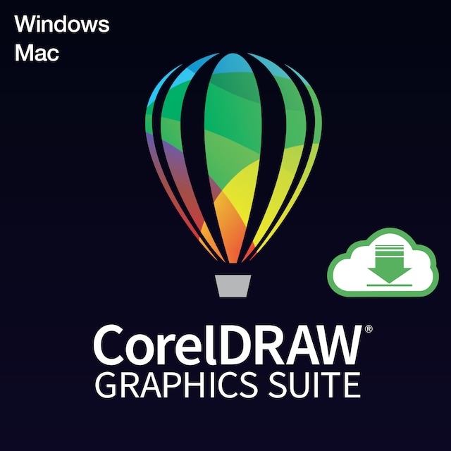 CorelDRAW® Graphics Suite 2023 - PC Windows,Mac OSX,iOS