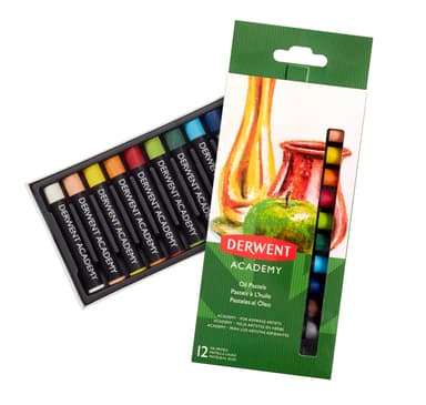 Derwent Academy Oil Pastell 12 stk
