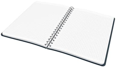 Leitz Cosy Soft Touch stor notatbok Hardcover med spiralinnbinding, ruter