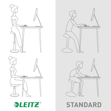 Leitz Ergo Cosy Active Sit Stand balansestol