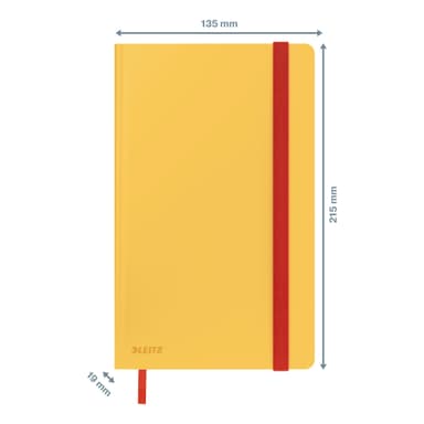 Leitz Cosy Soft Touch Notatbok Hardcover medium, ruter