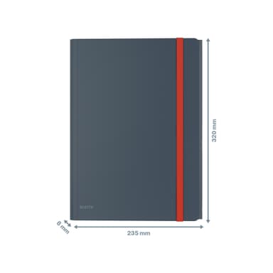 Leitz Cosy PP strikkmappe med lomme