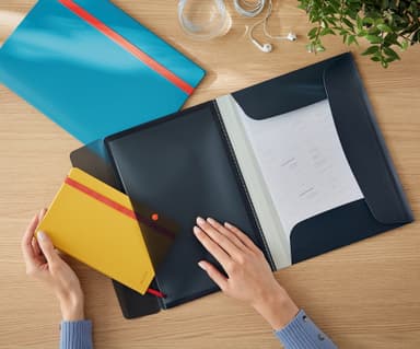 Leitz Cosy PP strikkmappe med lomme