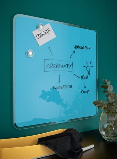 Leitz Cosy magnetisk glasstavle 450x450 mm