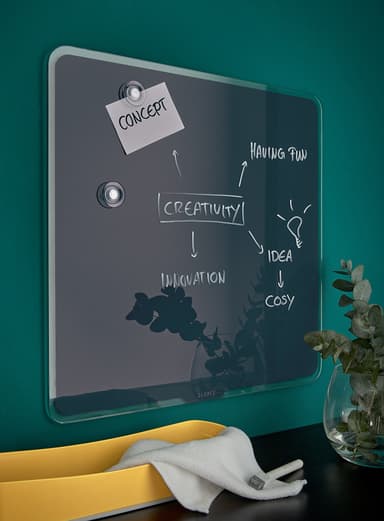 Leitz Cosy magnetisk glasstavle 450x450 mm