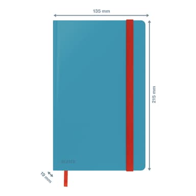 Leitz Cosy Soft Touch Notatbok Hardcover medium, ruter