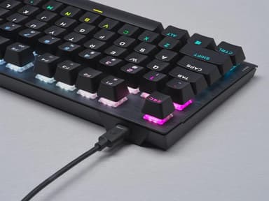 Corsair K60 PRO TKL RGB mekanisk gamingtastatur (sort)