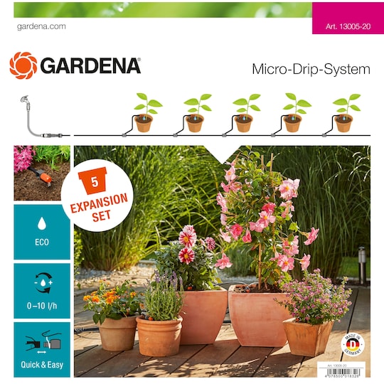Gardena MDS Flower Pots forlengning til vanningssystem