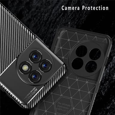 Carbon silikon Deksel OnePlus 11 - Sort