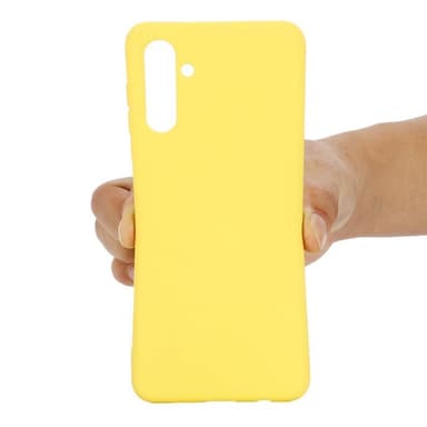 Liquid silikondeksel Samsung Galaxy A34 5G - Gul