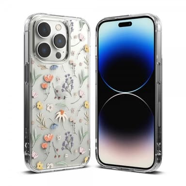 Ringke iPhone 14 Pro Deksel Fusion Design Dry Flowers