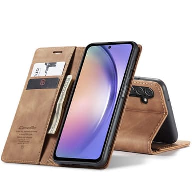 CaseMe Smart Magnet Flipdeksel Samsung Galaxy A54 5G - Brun