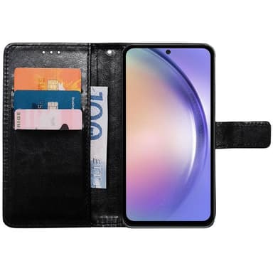 Mobil lommebok 3-kort Samsung Galaxy A54 5G - Sort