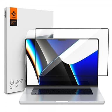 Spigen MacBook Pro 14 M1 (A2442)/M2 (A2779) Skjermbeskytter GLAS.tR Slim