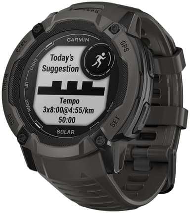 Garmin Instinct 2X Solar utendørsklokke (grafitt)