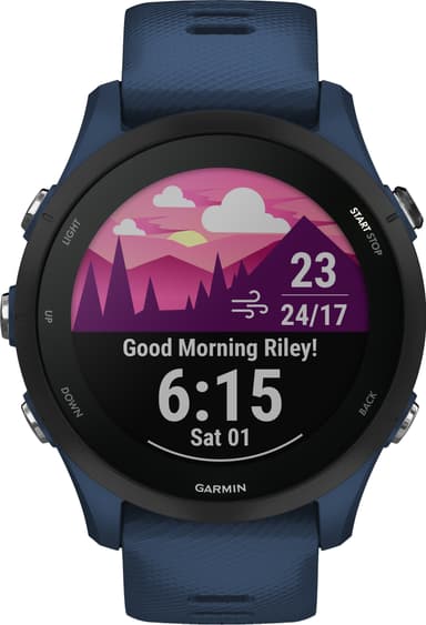 Garmin Forerunner 255 sportsklokke (blå)