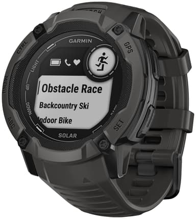 Garmin Instinct 2X Solar utendørsklokke (grafitt)
