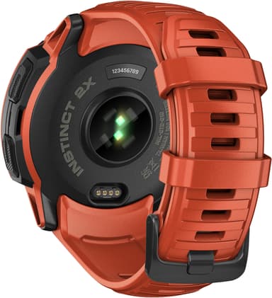 Garmin Instinct 2X Solar utendørsklokke (rød)