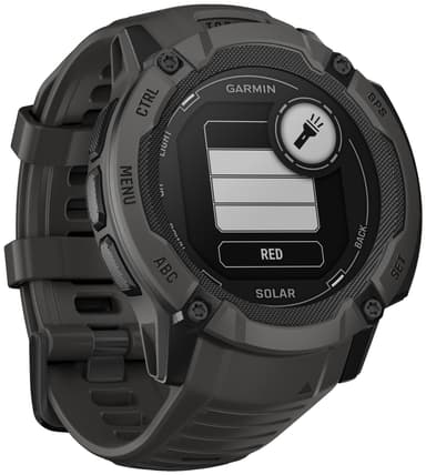 Garmin Instinct 2X Solar utendørsklokke (grafitt)
