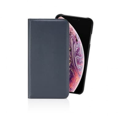 Pipetto iPhone X/Xs Etui Magnetic Folio Marineblå