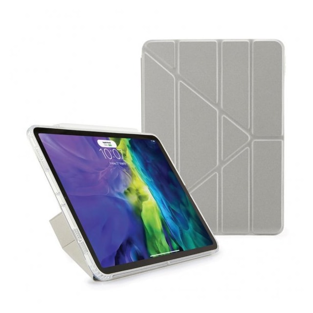 Pipetto iPad Air 10.9 2020/2022 Etui Metallic Origami Sølv
