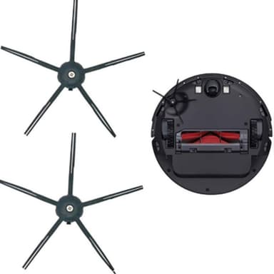 Ersättnings sidoborste 5-pack Sort Xiaomi Roborock S5/S6/T6/E2/E35
