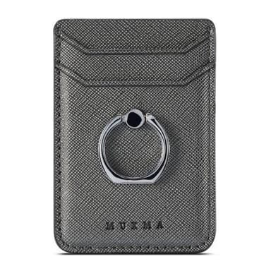MUXMA Kortholder Ringstativ RFID Blokkerende Kredittkort - Svart