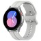 Klokkebånd silikon Lysegrå Samsung Galaxy Watch 5/5 Pro/4/4 Classic, Garmin Forerunner 158/55/245/645/Vivomove, Huawei Watch GT3/GT2 42mm, Huami Amazfit GTS