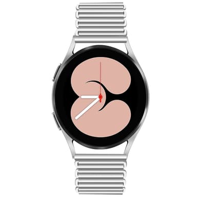 Klokkebånd i rustfritt stål Sølv 20 mm Samsung Watch 5 / Huawei GT