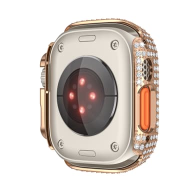 Bling Smartwatch Case PC Rose gull 49 mm Apple Watch Ultra