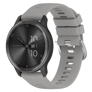 INF Klokkebånd silikon Grå Garmin VivoMove Trend