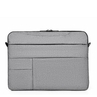 Laptopveske med flere lommer Grå 14 inch