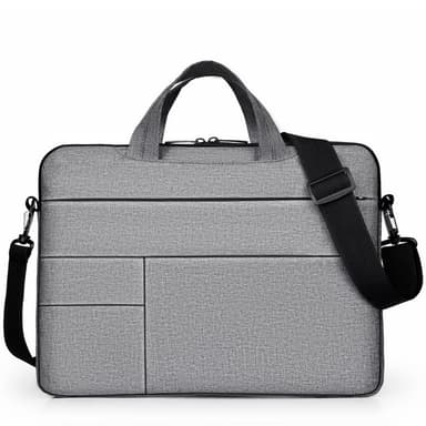 Laptopveske med flere lommer Grå 14 inch