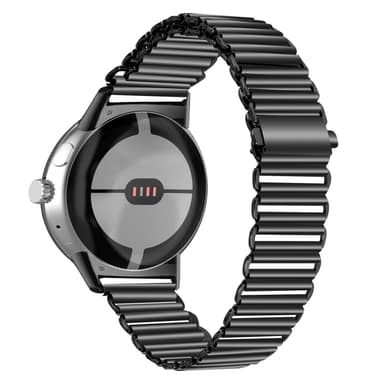 Klockarmband i rostfritt stål Sort Google Pixel Watch