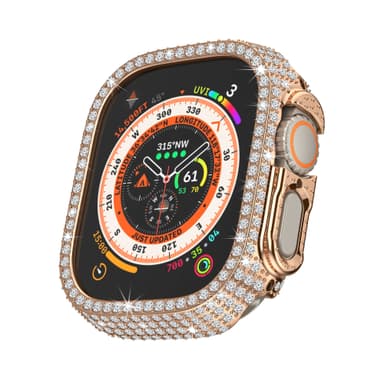 Bling Smartwatch Case PC Rose gull 49 mm Apple Watch Ultra
