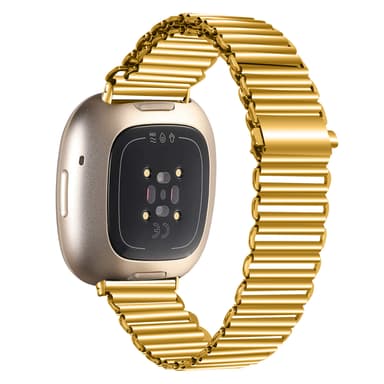 INF Klokkebånd i rustfritt stål Gull Fitbit Versa 3 / Versa 4 / Sense 2