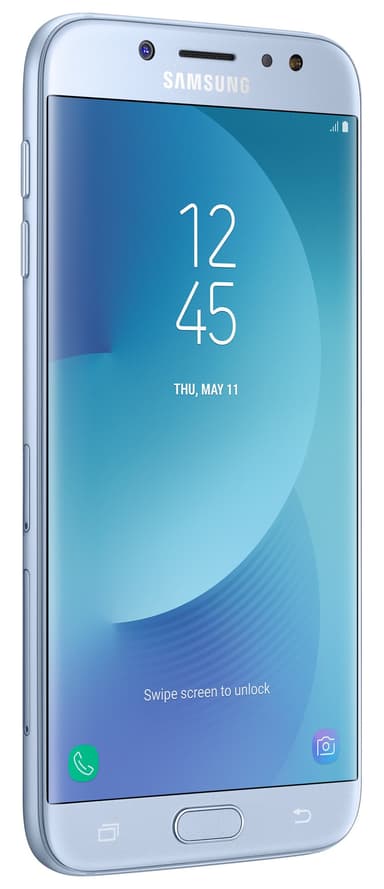 Samsung Galaxy J7 2017 smarttelefon (sølvblå)