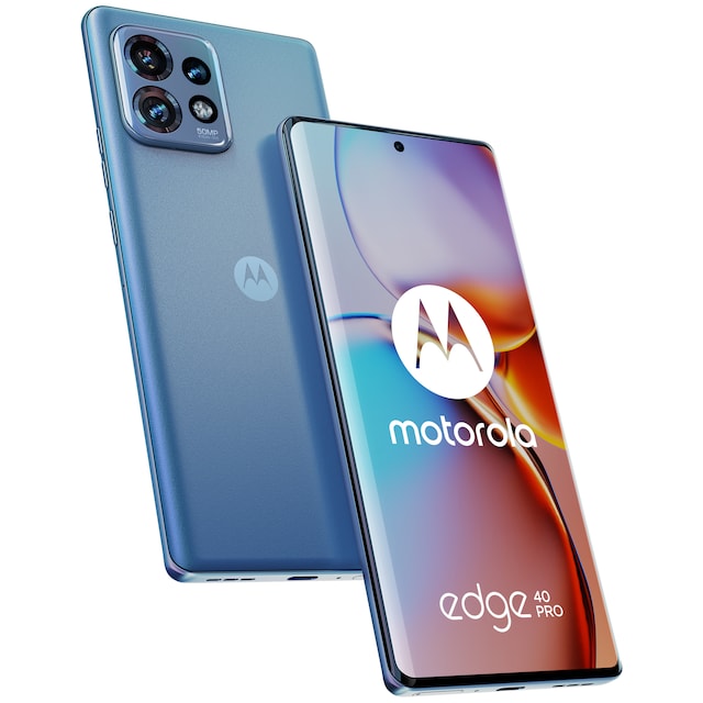 Motorola Edge 40 Pro 5G smarttelefon 12/256GB (blå)