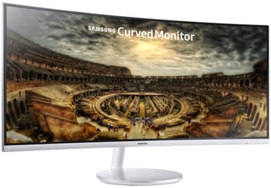 Samsung C34F791 buet 34" skjerm (hvit/sølv)