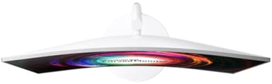 Samsung Curved C32H711 31.5" skjerm (hvit)